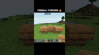 New fireball thrower 🔥 in minecraft 2024 minecraftmemes gamingvideos shorts [upl. by Ennovyhs]