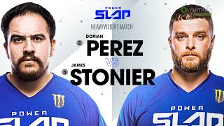 Dorian Perez vs James Stonier  Power Slap 4 Full Match [upl. by Haimerej]