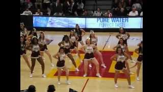 Iona Gaels Cheerleaders during 2nd half timeout  Fairfield vs Iona  January 18 2013 [upl. by Harriett]