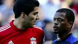 Racismo uruguayo Luis Suárez a Patrice Evra quotTe pego porque eres negroquot [upl. by Ardnoyek]