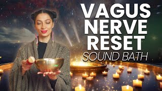 Vagus Nerve Reset to Sleep  Sound Bath Healing Meditation 10 Hours [upl. by Onafets42]