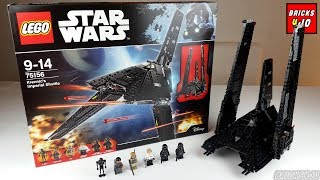 LEGO 75156 Star Wars Krennics Imperial Shuttle  Unboxing  Review deutsch [upl. by Skiest]