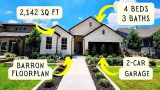 Tour the Barron Floorplan by Chesmar Homes at Nolina in Georgetown TX [upl. by Hugon297]