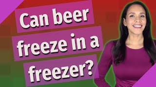 Can beer freeze in a freezer [upl. by Anerom]