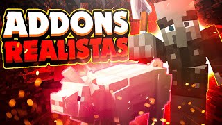 Los 10 MEJORES ADDONS REALISTAS Para Minecraft Pe 118 [upl. by Kentiga]