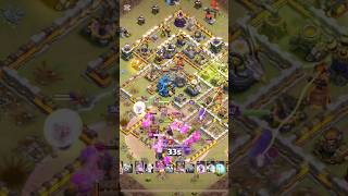 TH12 Destroy including walls clashofclans clashofclanwar supercellgames supercell gameshorts [upl. by Newhall592]