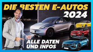 Die BESTEN EAUTOS 2024  alle DATEN und PREISE [upl. by Inalaehon]