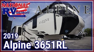 2019 Keystone Alpine 3651RL 5th Wheel RV For Sale National RV Detroit [upl. by Yhtak]