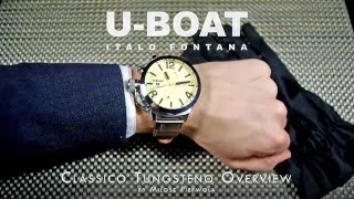 UBOAT Classico Tungsteno Chrono 50mm Overview [upl. by Zeus]