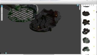 Roll20 Isometric Tile Placement And Dynamic Lighting [upl. by Atelra]