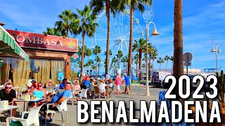 Benalmadena🇪🇦 Bars amp Restaurants in the Marina January 2023 Costa del Sol Spain 4K [upl. by Rosati509]