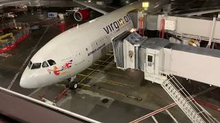 Virgin Atlantic Upper class VS20 A340600 SFOLHR [upl. by O'Rourke621]