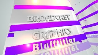 Blufftitler  Templates  BROADCAST GRAPHICS PACK [upl. by Herzen]