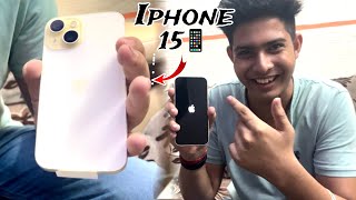 Aakhir le hi liya apne liye iPhone 15 📱₹80000 kharch kar diye 😱 [upl. by Tinor]