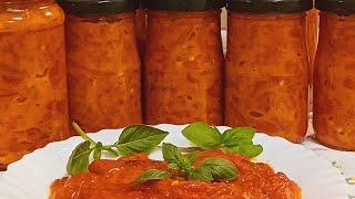 ZIMNICA CEPKANI AJVAR RECEPT ZA SVA VREMENA [upl. by Eibrad295]