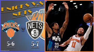 New York Knicks VS Brooklyn Nets LIVE PlayByPlay Commentary  Pre and Post Game Coverage [upl. by Ademla]