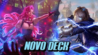 NOVO DECK DE EZREAL E SERAPHINE NO MODO ETERNO  LEGENDS OF RUNETERRA pt4 [upl. by Elbys746]