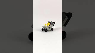 How to Build a Baby Stroller with Just 10 LEGO Pieces 👶🛠️ Shorts [upl. by Macgregor967]