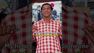 My Reaction When Someone irritates unnecessarilytmkoc funny comedy relatable shorts [upl. by Gona]