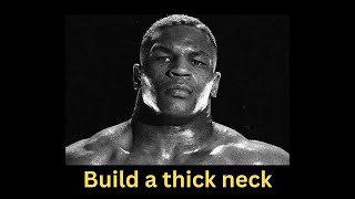 How to build a thick neck [upl. by Olrac]