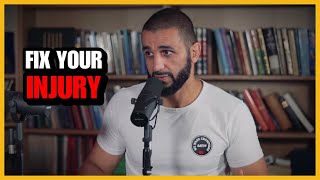 Firas Zahabi The SECRET to Healing Any Injury CoachZahabi [upl. by Yelrebmyk]