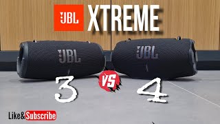 JBL Xtreme 4 vs Xtreme 3 sound test💥🔥 [upl. by Oihsoy]