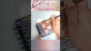 Amazing One Stroke Abstract Acrylic Pattern Painting abstractart art shorts youtubeshorts viral [upl. by Nnaegroeg421]