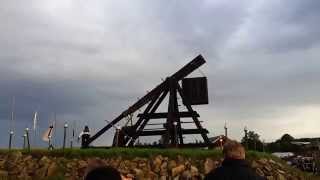 Wunsiedel 2014 Trebuchet und Balliste Schiessen [upl. by Tepper]