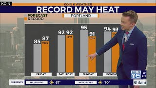 Record heat takes aim at Portland [upl. by Licha705]