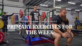 Primary Exercises For Each Day  MY Current Training [upl. by Kilar]