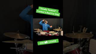 “Totally Tanked”  Conker’s Bad Fur Day  DRUM COVER shorts drumcover conker conkersbadfurday [upl. by Joashus345]