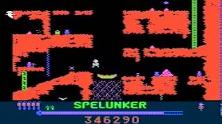 Spelunker  Classic Broderbund game for Atari XLXE [upl. by Isleana]