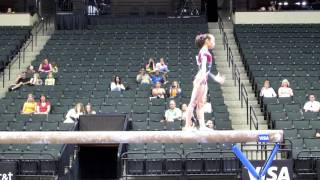 Katelyn Ohashi  2011 Visa Championships  Beam [upl. by Eidnarb]