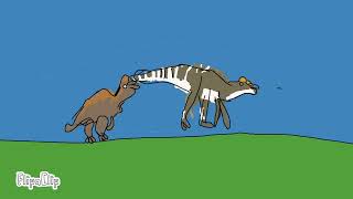 Dinosaurs Battle Championship Would s1 Corythosaurus vs Edmontosaurus [upl. by Greenebaum129]