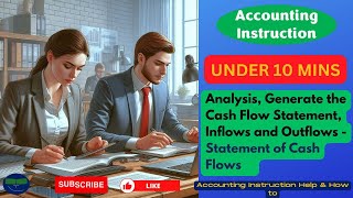 Analysis Generate the Cash Flow Statement Inflows and Outflows  Statement of Cash Flows [upl. by Upali]