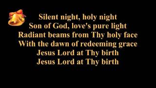 Silent night lyrics  Christmas carol  Christmas song 2011  piano and voice music [upl. by Wescott]