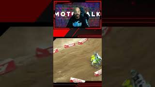 Swoll and Hammaker Crash crash sx dirtbike smx racing supercross [upl. by Sikes]