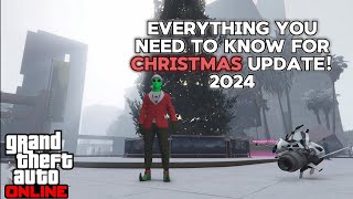 GTA V Online Festive Update 2024 Snow Rewards amp Holiday Events [upl. by Grannia]