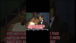 Anita Baker Wins Best RampB Album 1988 American Music Awards Presented by Jody Watley ampPatrick Swayze [upl. by Anitniuq]