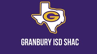 Granbury ISD School Health Advisory Council September 6 2023 [upl. by Felisha]