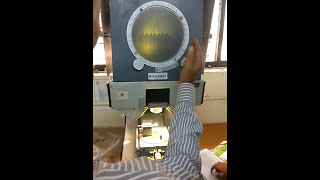 Optical Profile Projector vtu MMM lab [upl. by Major]