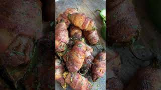 Smoked Sausage Jalapeño Poppers Paleo Whole30 Keto recipe food bbq paleo [upl. by Ekal]