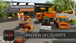 Road Maintenance Simulator  FR  Lets Play  Nouveau simu sur lentretien des routes [upl. by Ahseuqal]