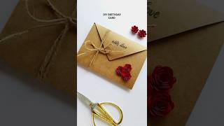 DIY BIRTHDAY CARD IDEA ❤️ birthdaycard handmadebirthdaycards diybirthdaycard diy [upl. by Marriott]