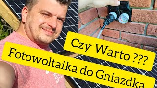 Fotowoltaika Do Gniazdka  Warto [upl. by Rotceh]