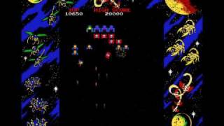 Galaga  Arcade Gameplay [upl. by Muller]