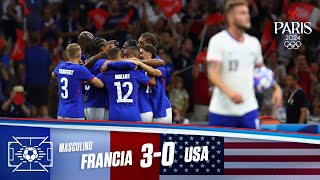 Highlights amp Goles Francia vs USA 30  Juegos Olímpicos París 2024  Telemundo Deportes [upl. by Artenra837]