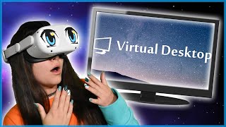 HOW TO Setup Virtual Desktop for Quest 2 Wirelessly QUICK [upl. by Lenore]