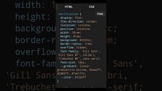 HTML CSS information card project html css animation [upl. by Nymrak]