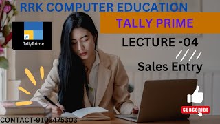 how to sales entry in tally primesales entry kasie karte hai tally prime salesentry [upl. by Nedia84]